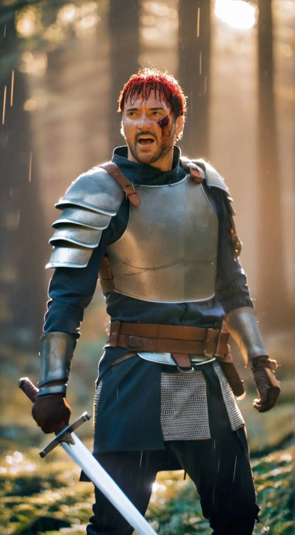 ai character: John Creed  background