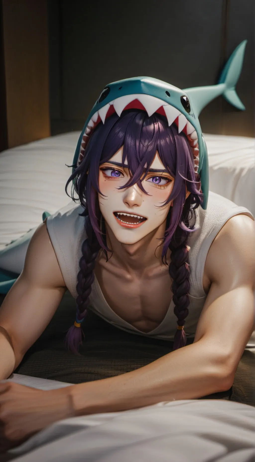 ai character: James💤🫧 background