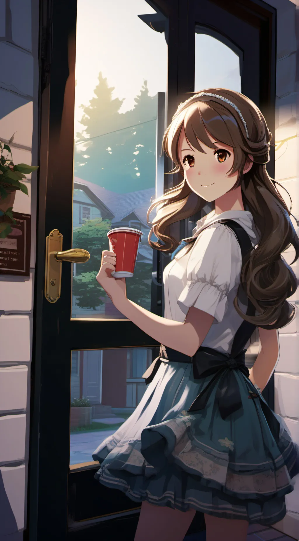 ai character: maria background