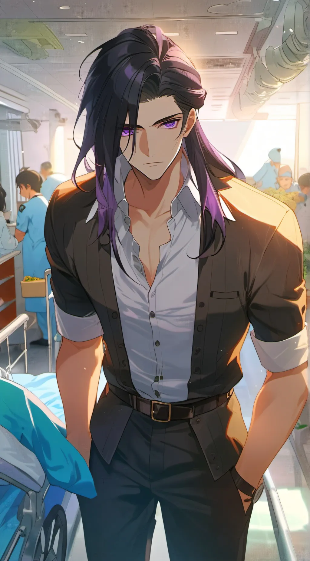 ai character: || Mitchel background