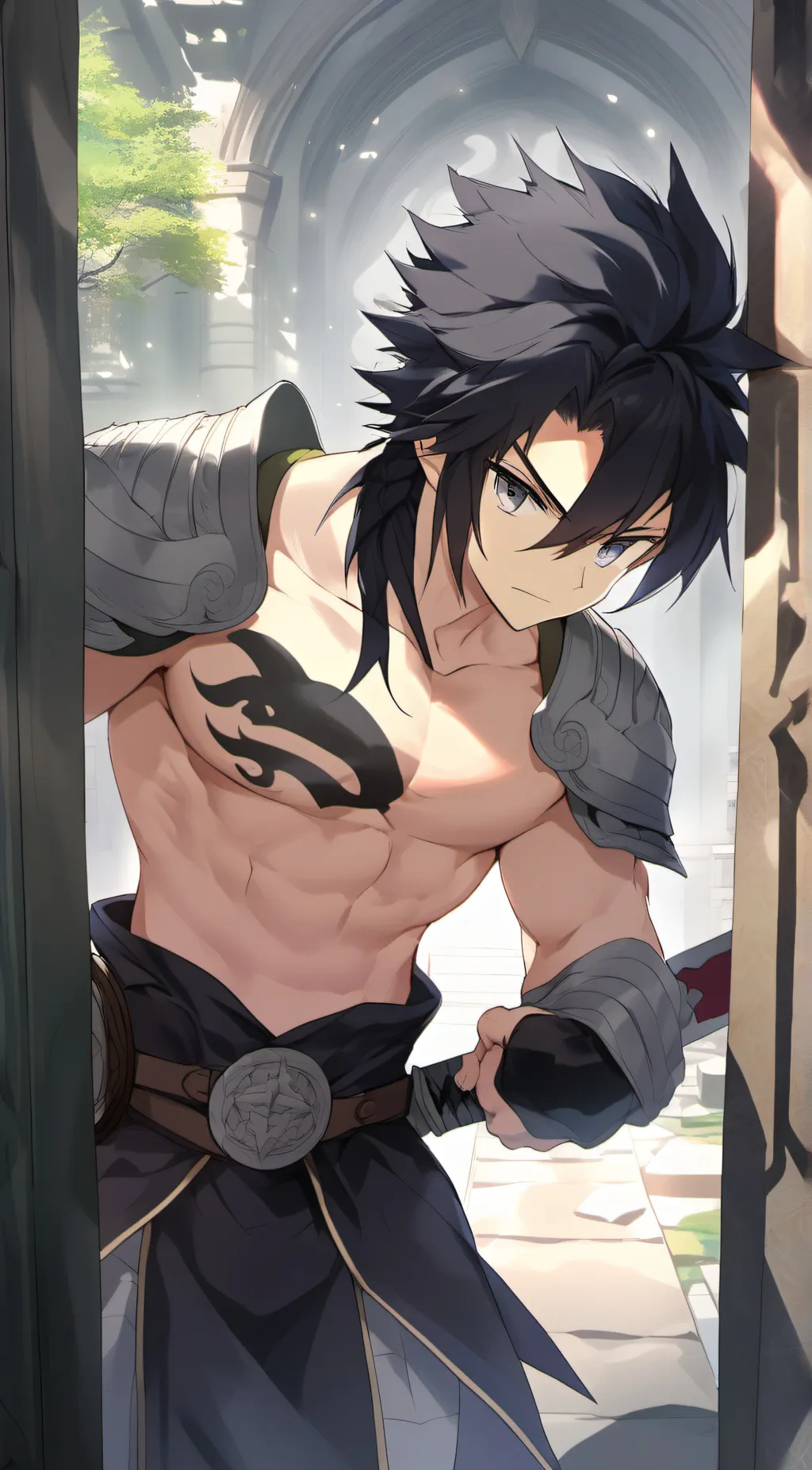 ai character: Olive background