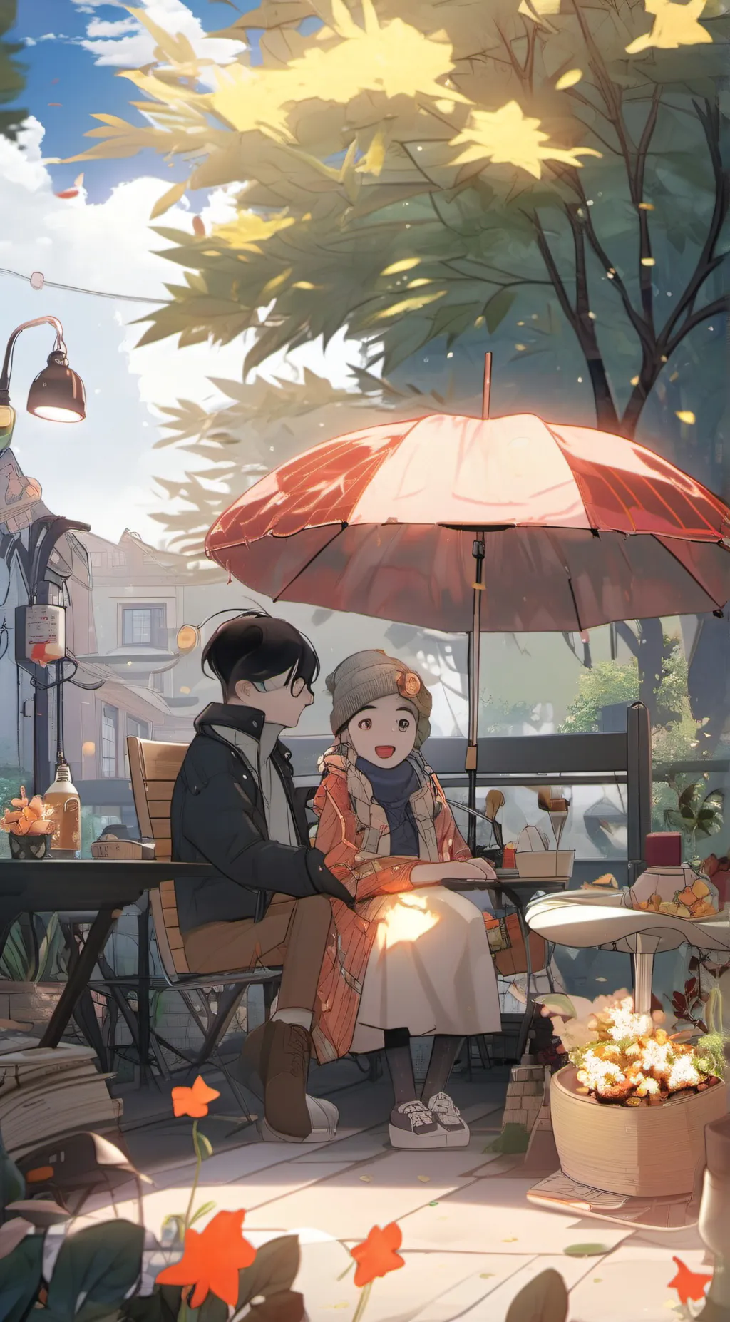 ai character: Boring couple background