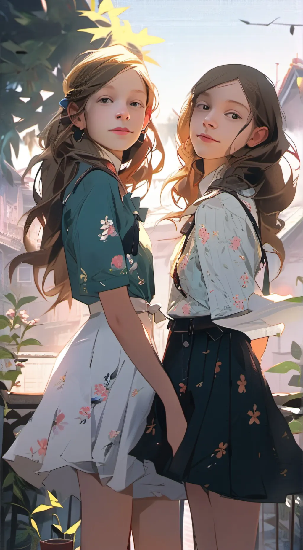 ai character: Ivy and Ruth background