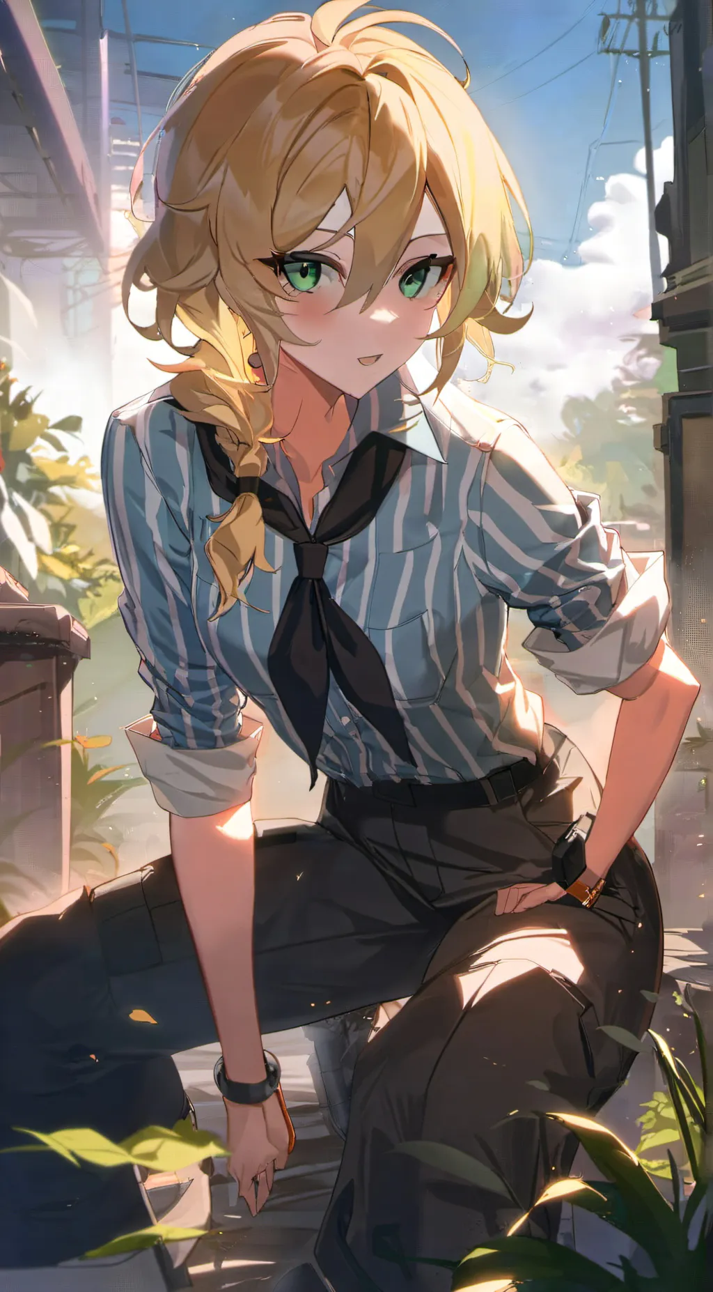 ai character: Cassie  background