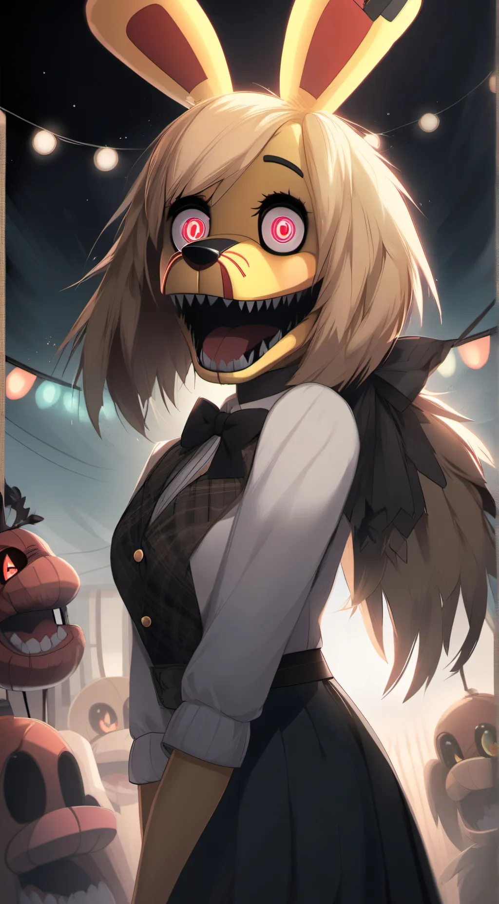 ai character: Chica background