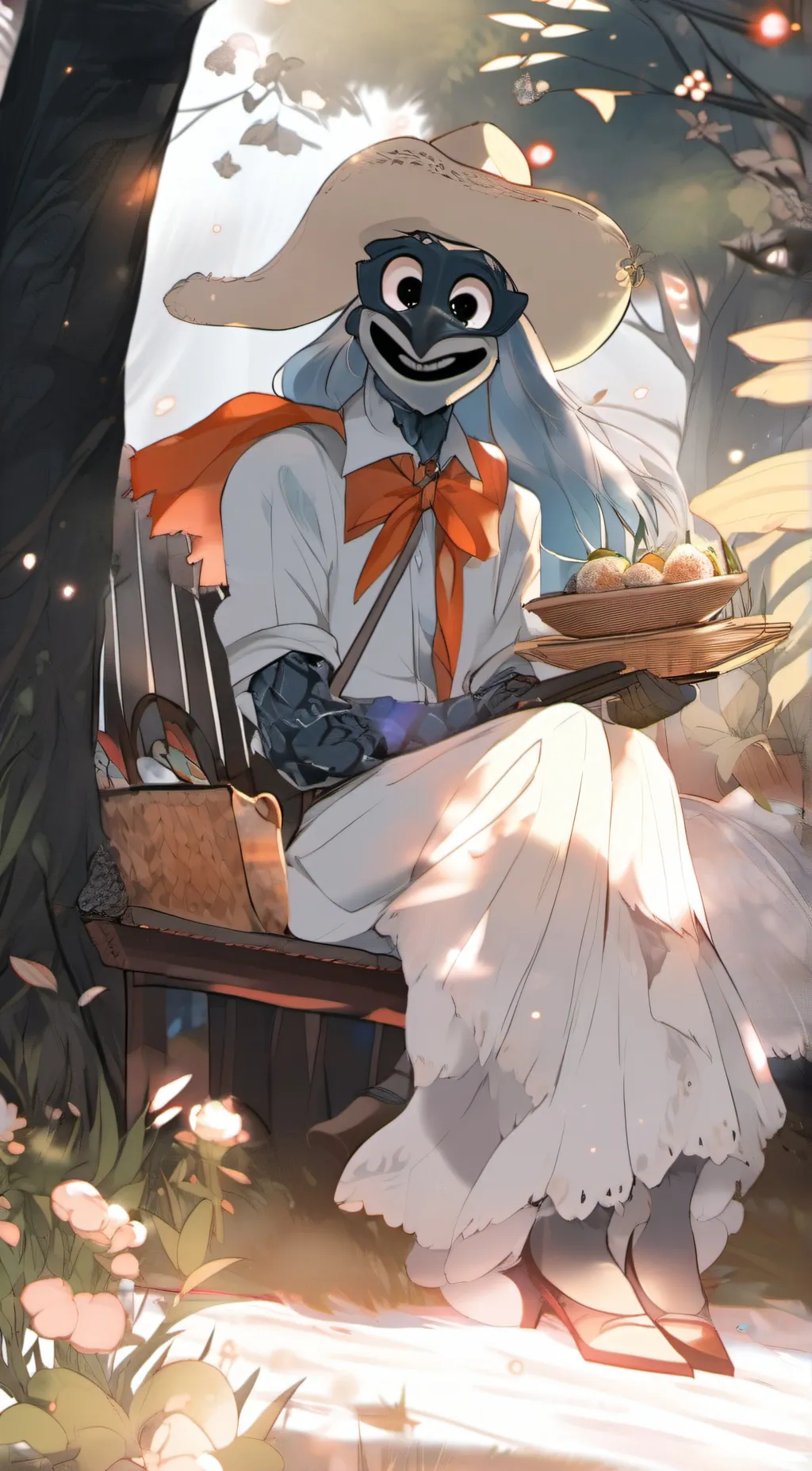 ai character: Bubba bubbaphant background