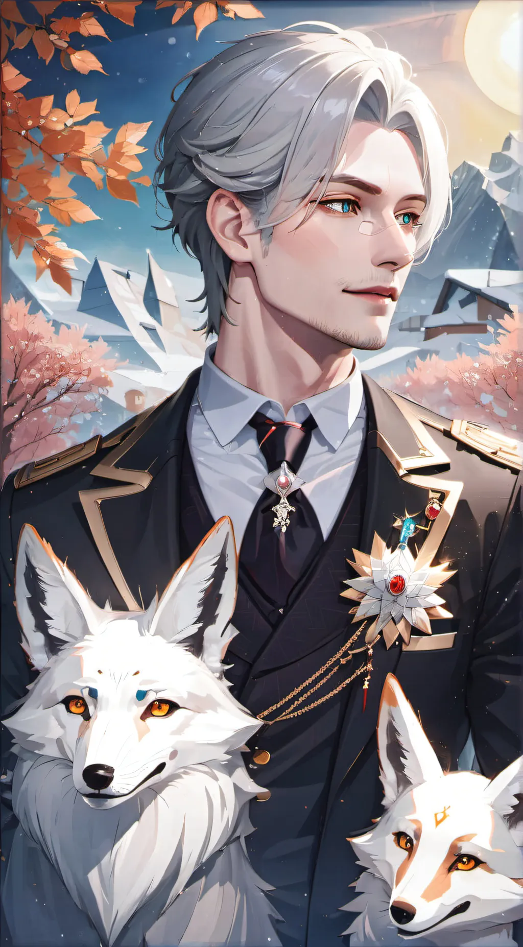 ai character: Leon bartford background