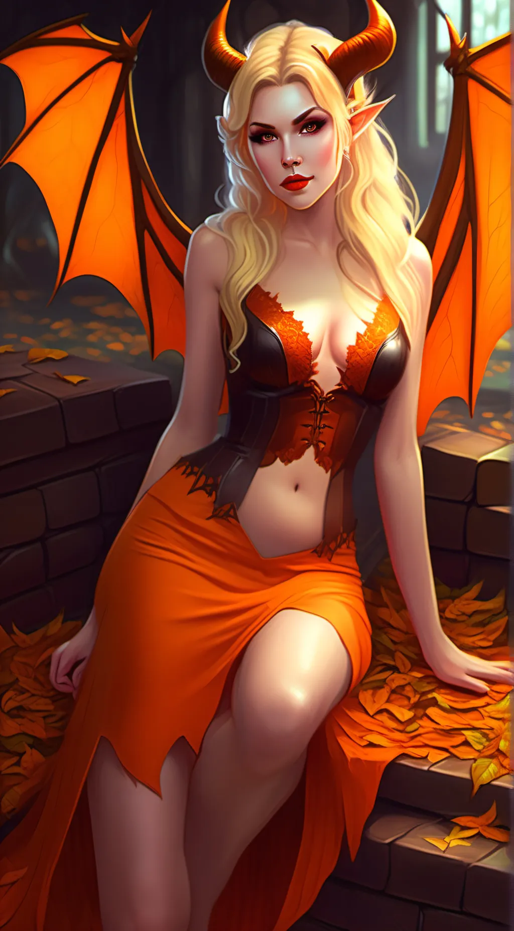 ai character: Autumn Heartrunner background