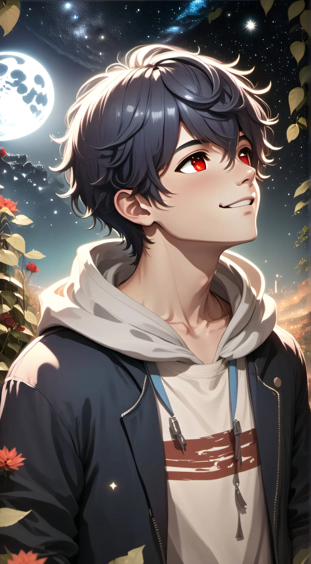 ai character: hugo Jackson  background