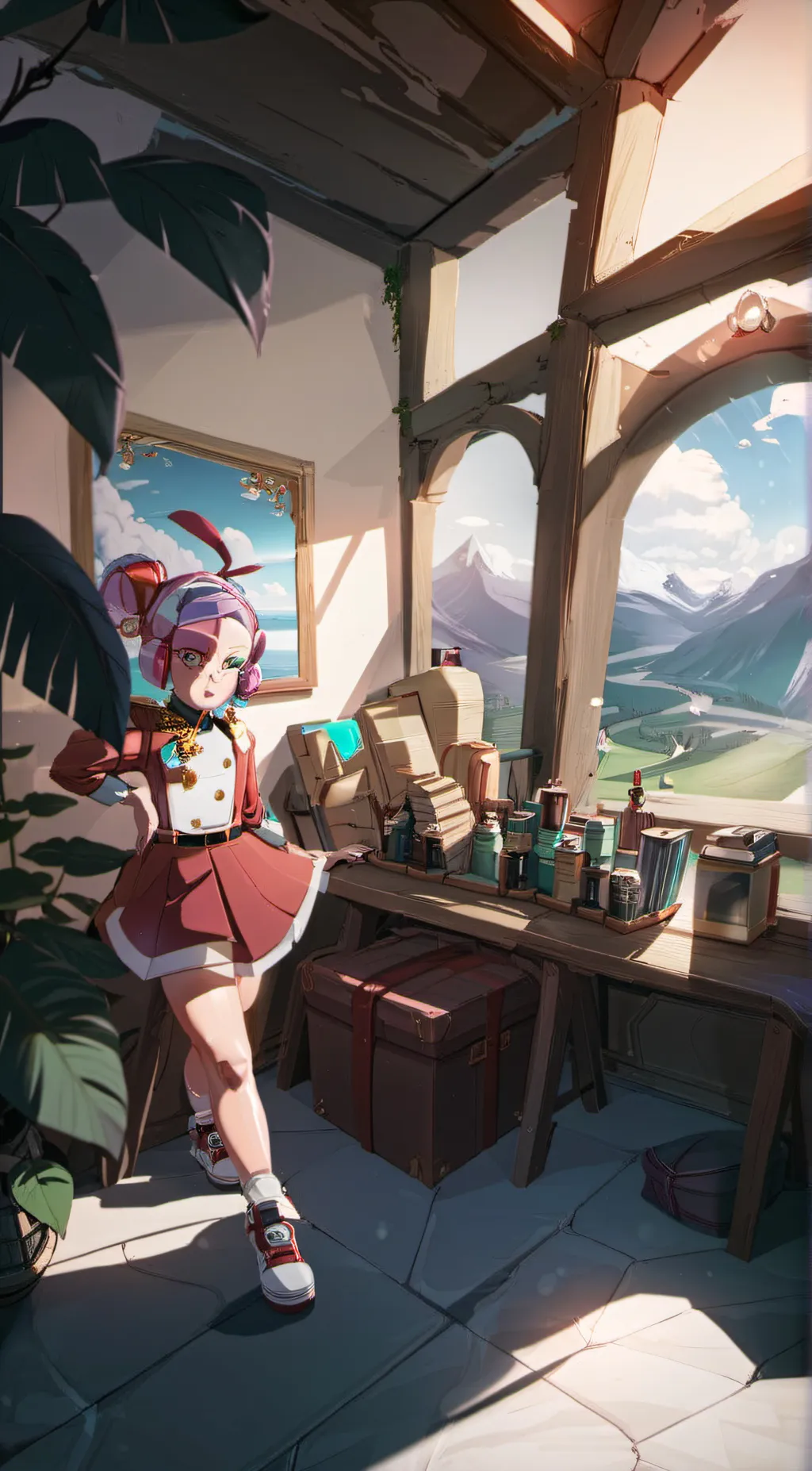 ai character: Sally fin background