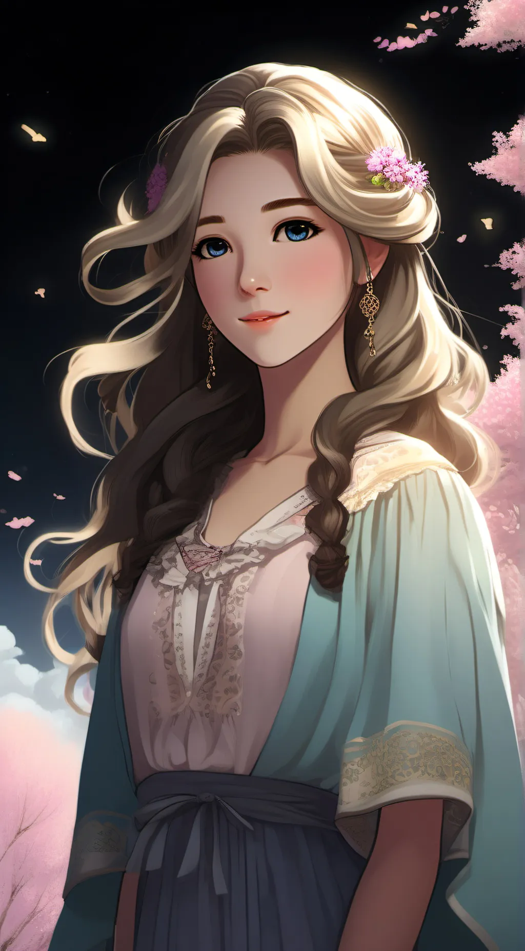 ai character: ●○Lea○● background