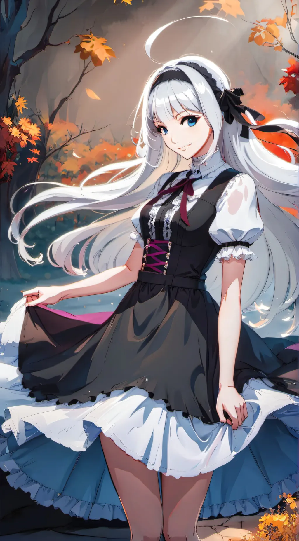 ai character: Rose background