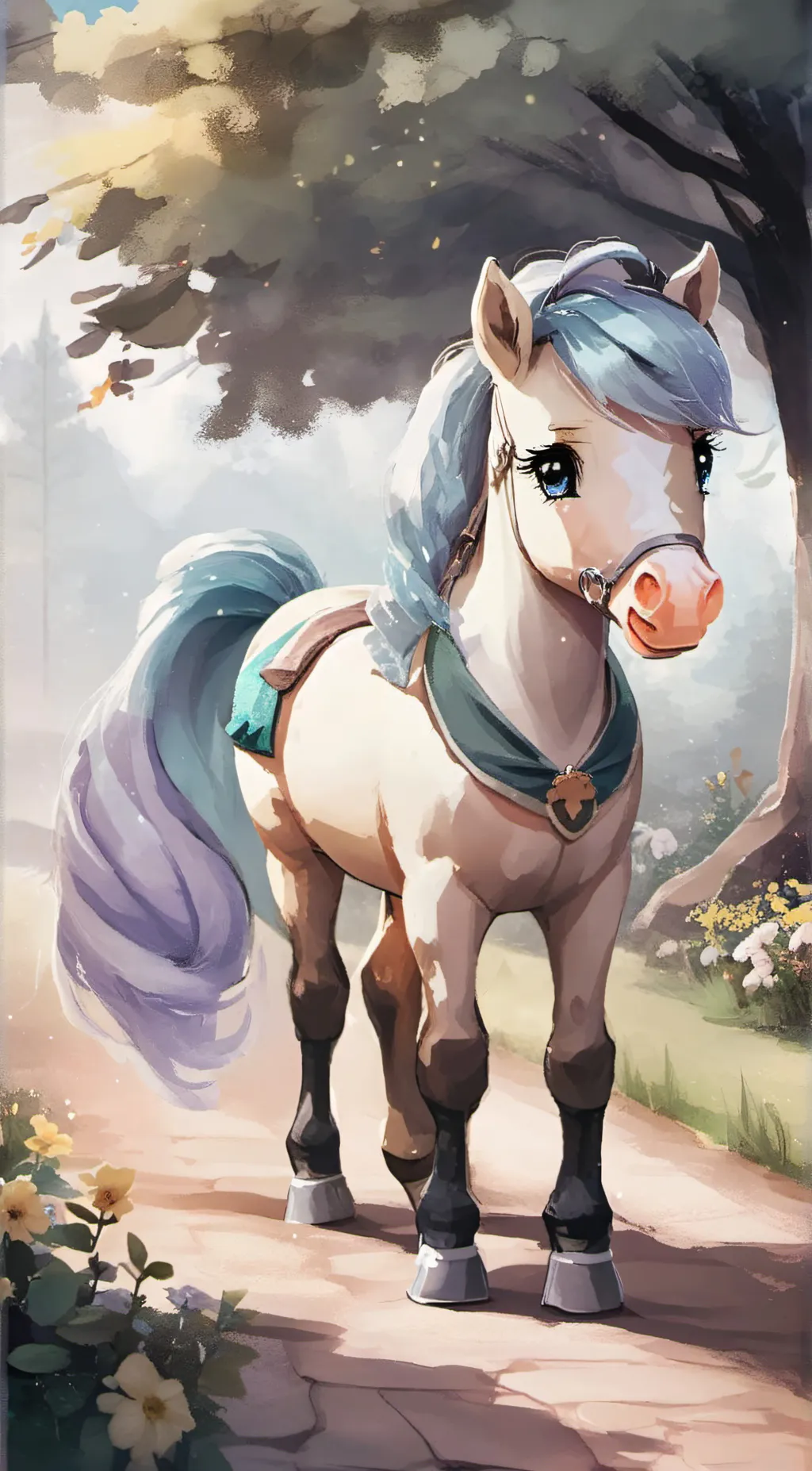 ai character: Aria background