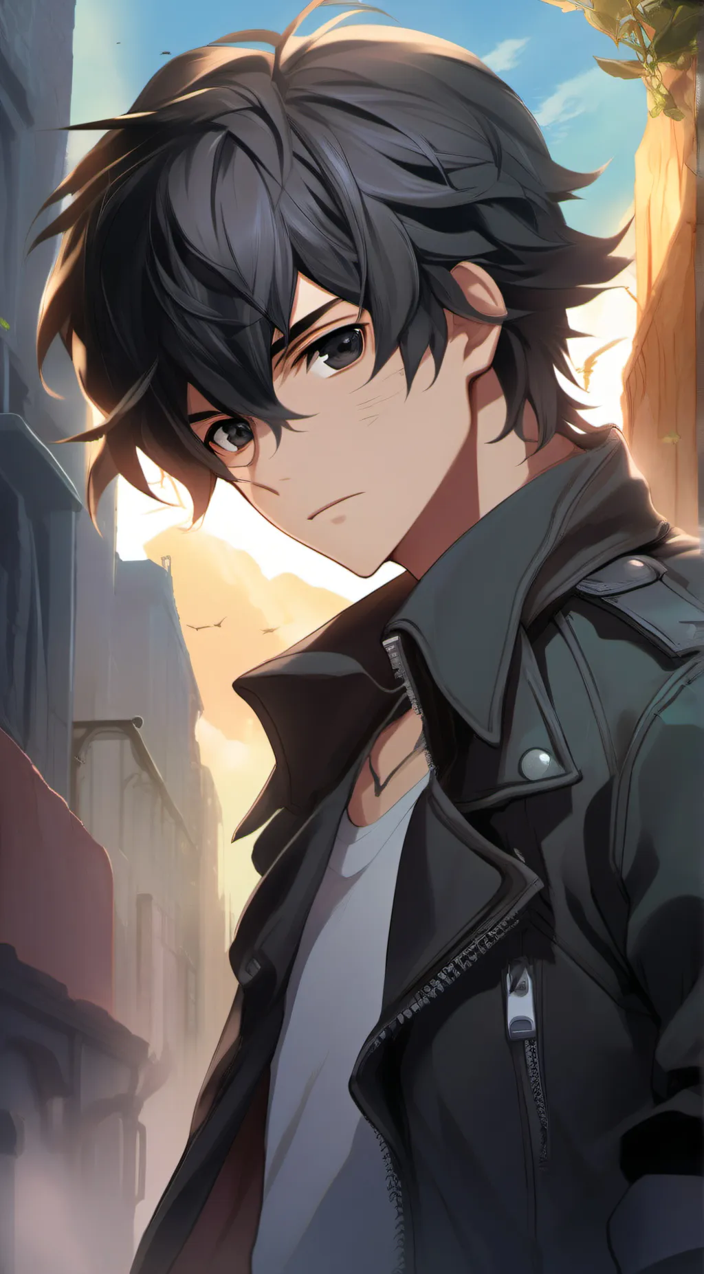 ai character: Nico di Angelo background