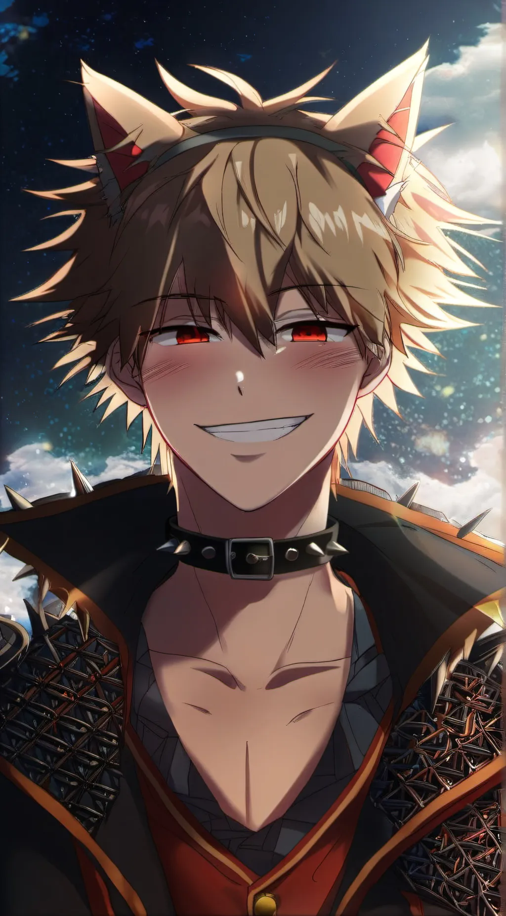 ai character: katsaki/bakugo background