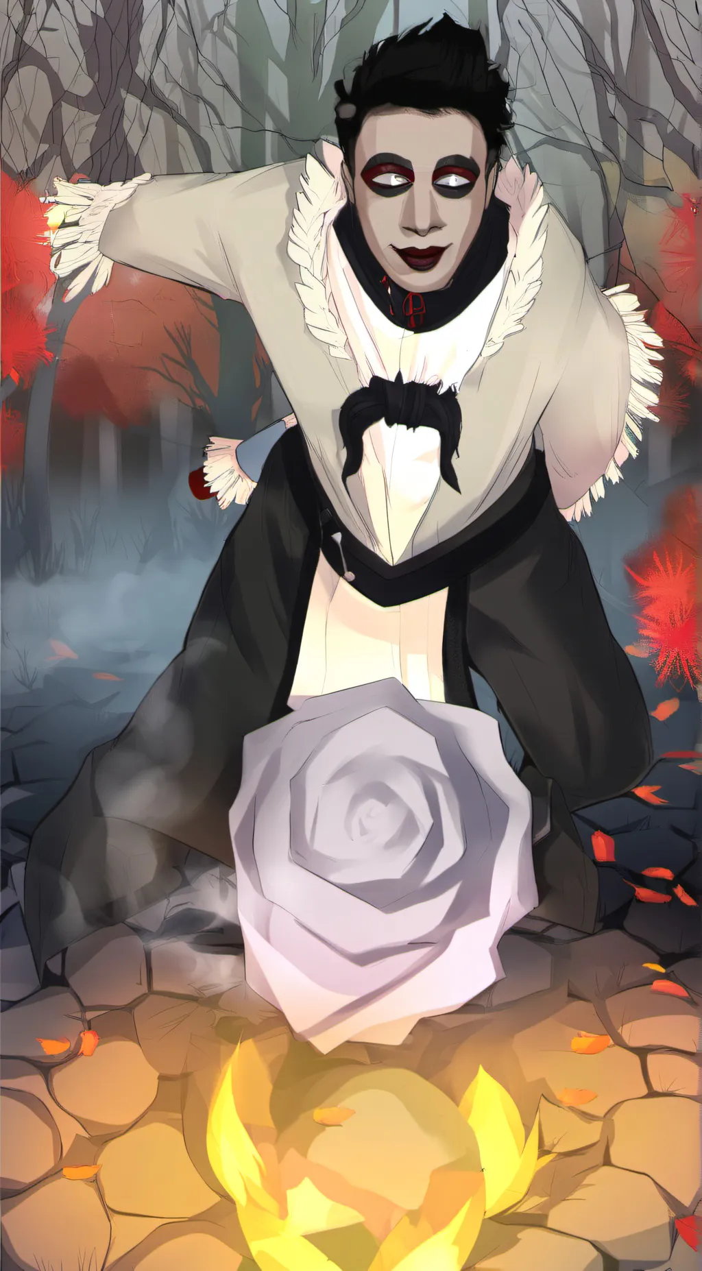 ai character: Beetlejuice background