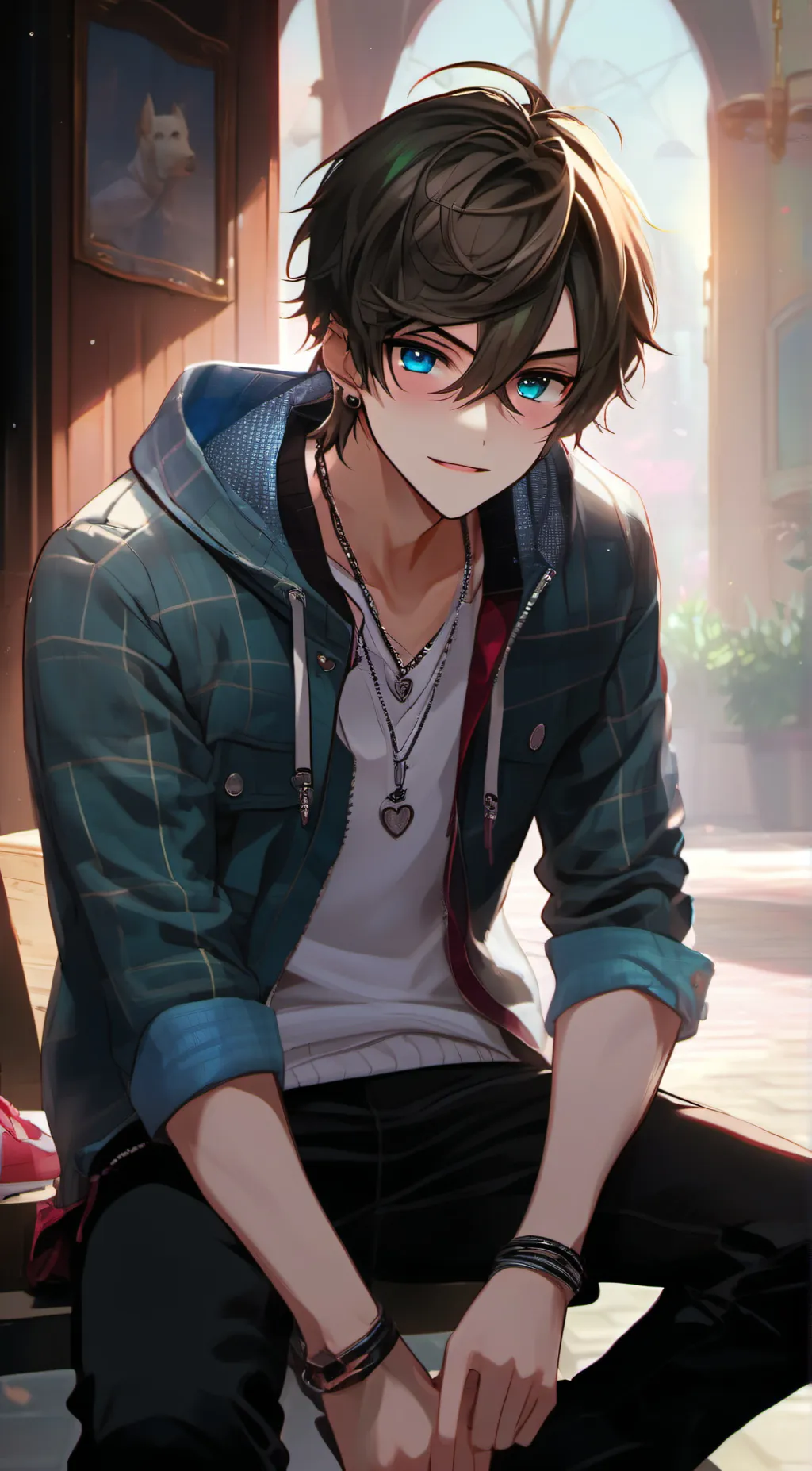 ai character: oliver background