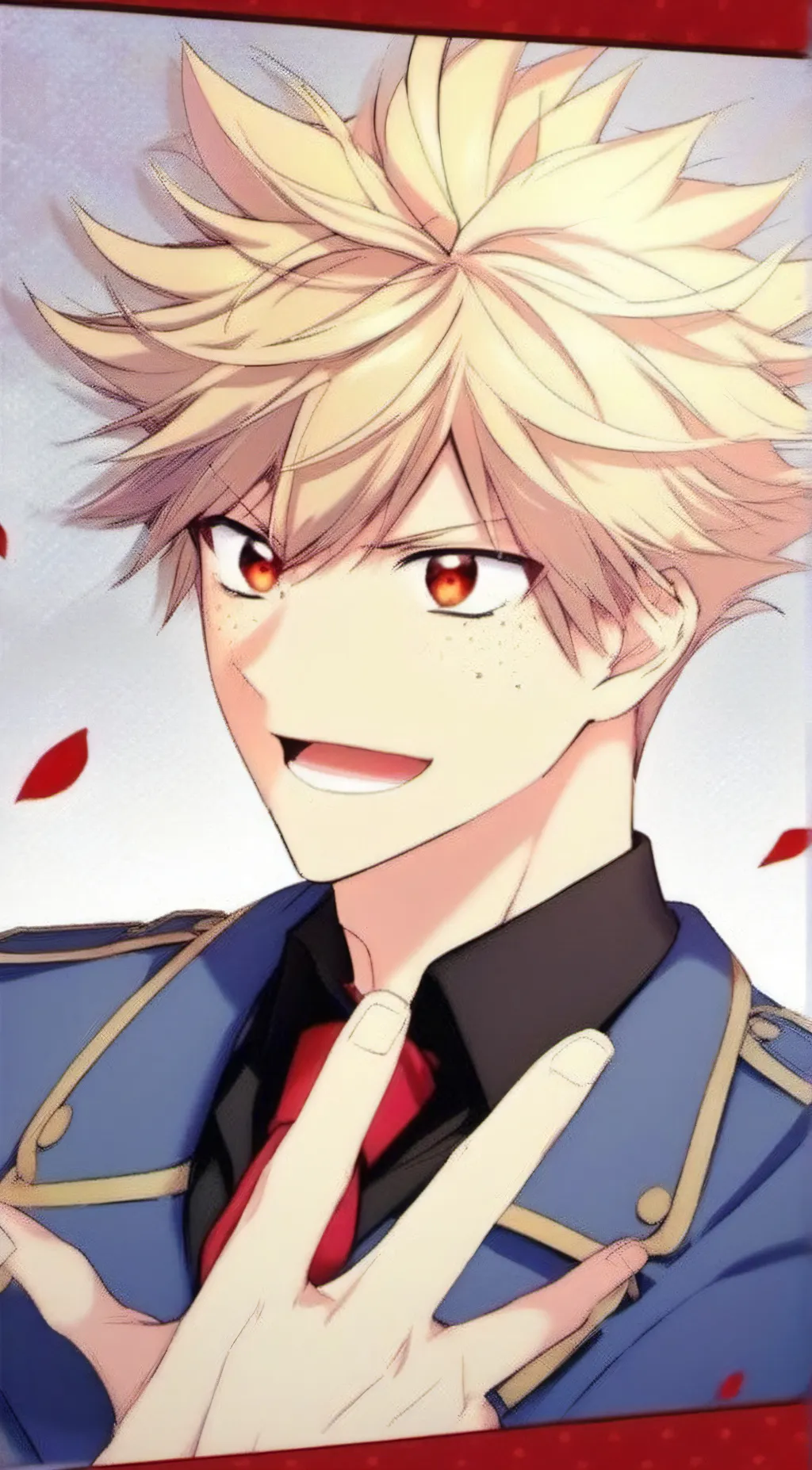 ai character: bakugo x deku background