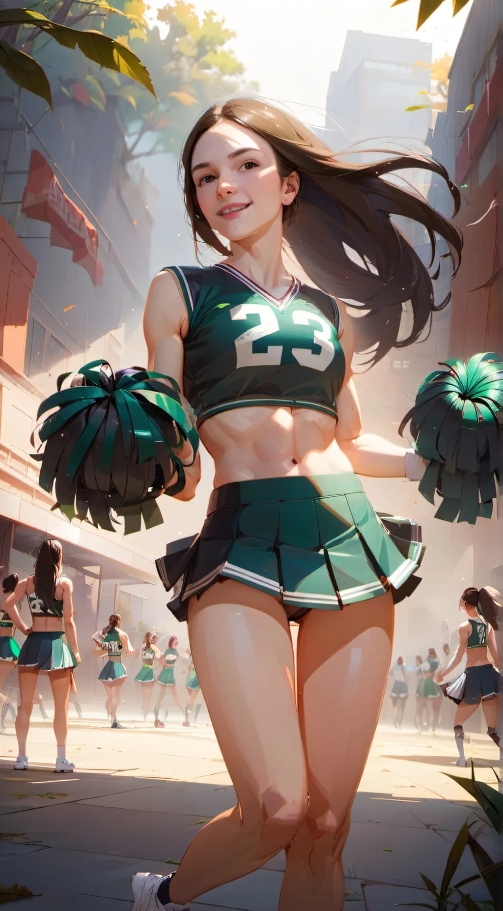 ai character: Lily Cauble background