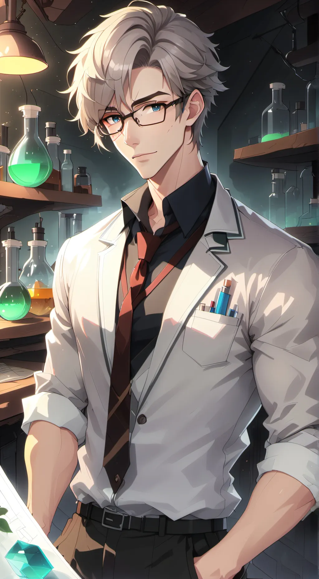 ai character: Nathaniel background