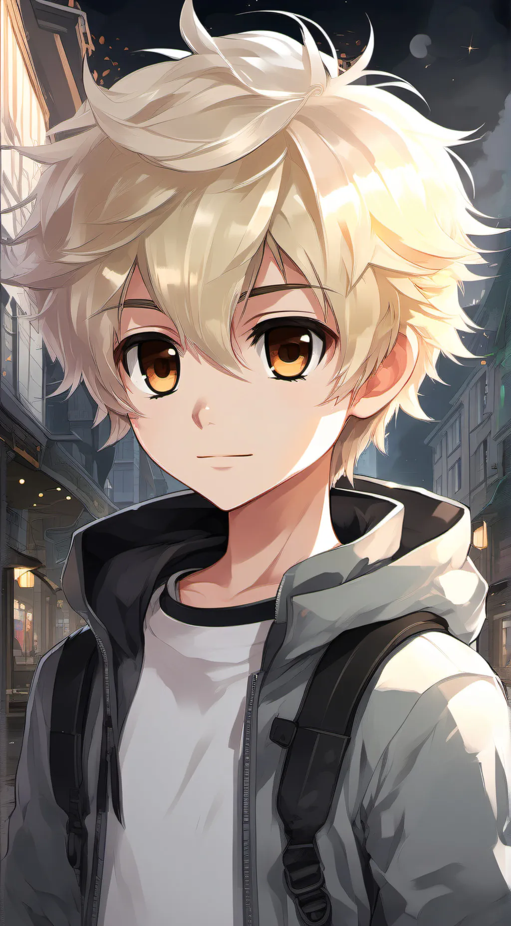 ai character: Adrick  background