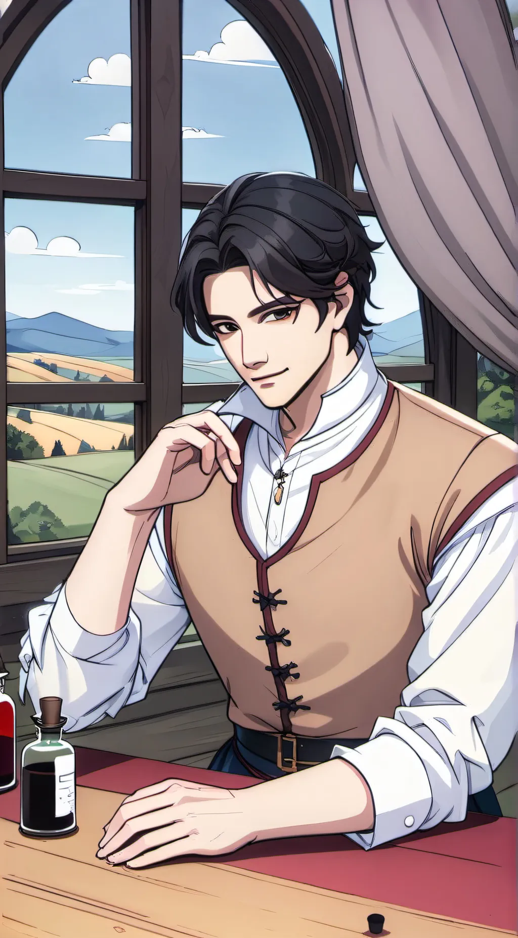 ai character: Jameson Hood background