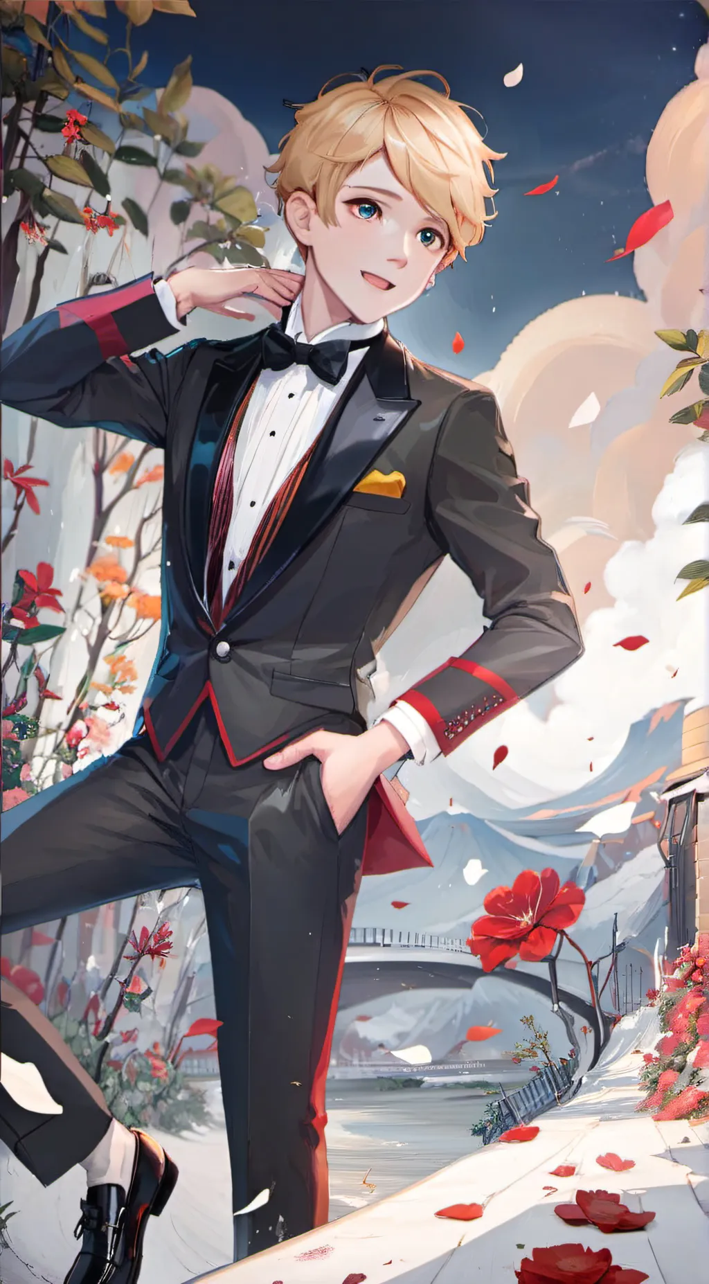 ai character: bakugo background