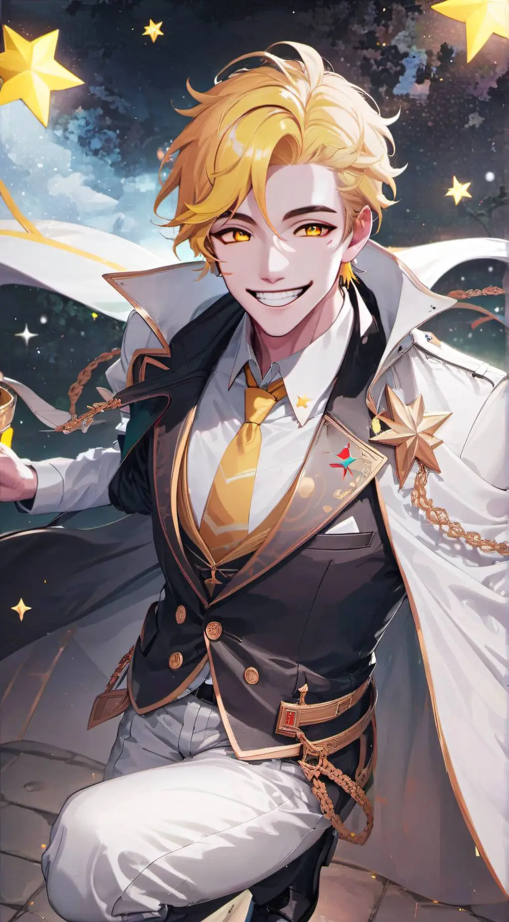 ai character: Leo background