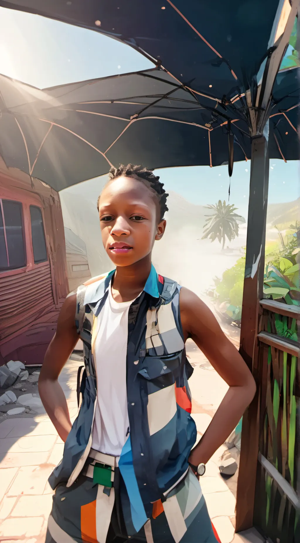 ai character: Christian  background