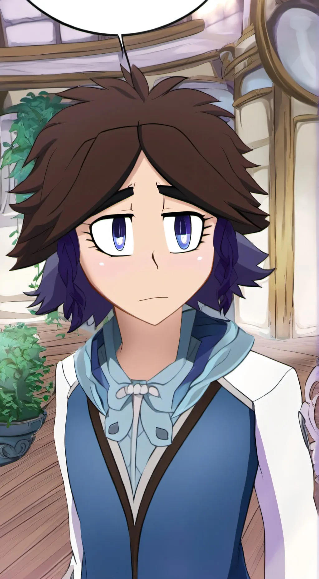 ai character: Hatsumei Himaku background