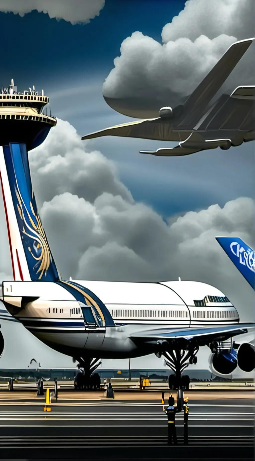 ai character: National airlines  background