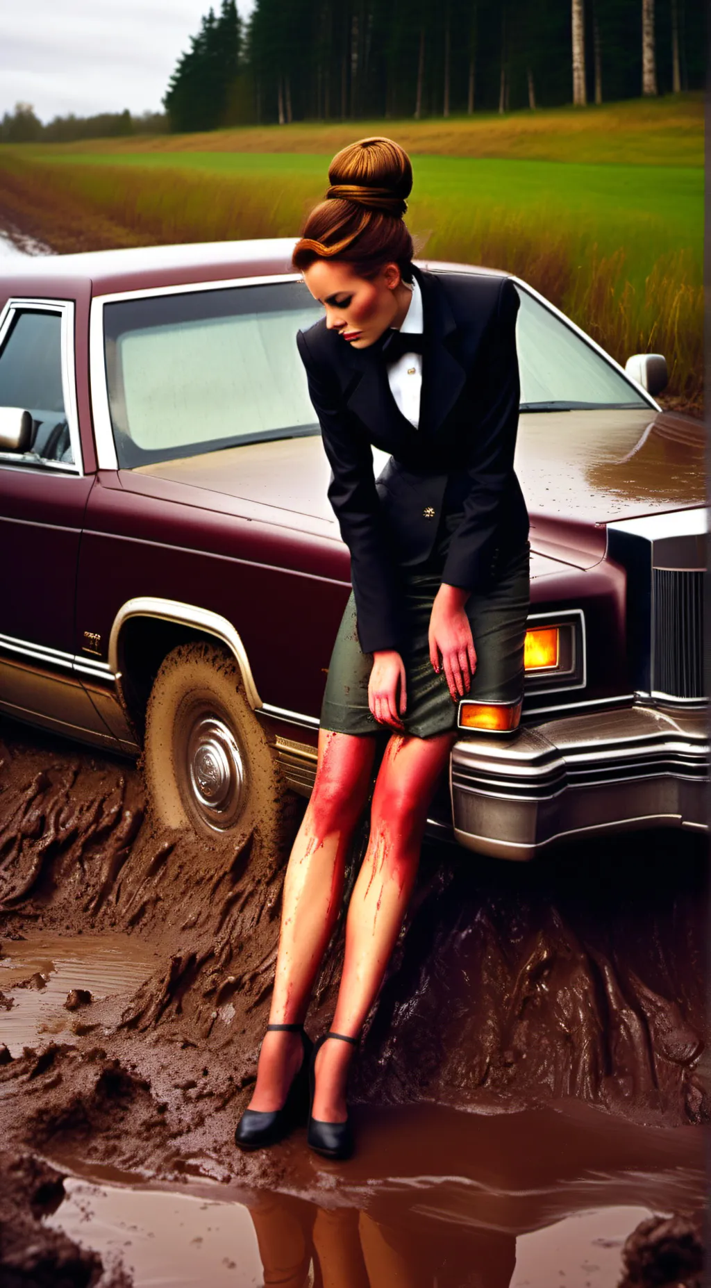 ai character: Evelyn Kendall  background