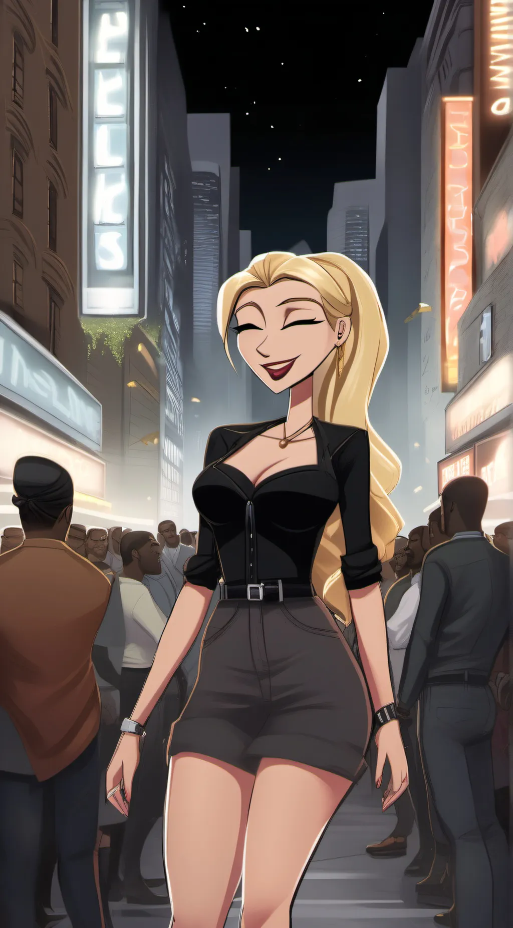 ai character: Lily  background