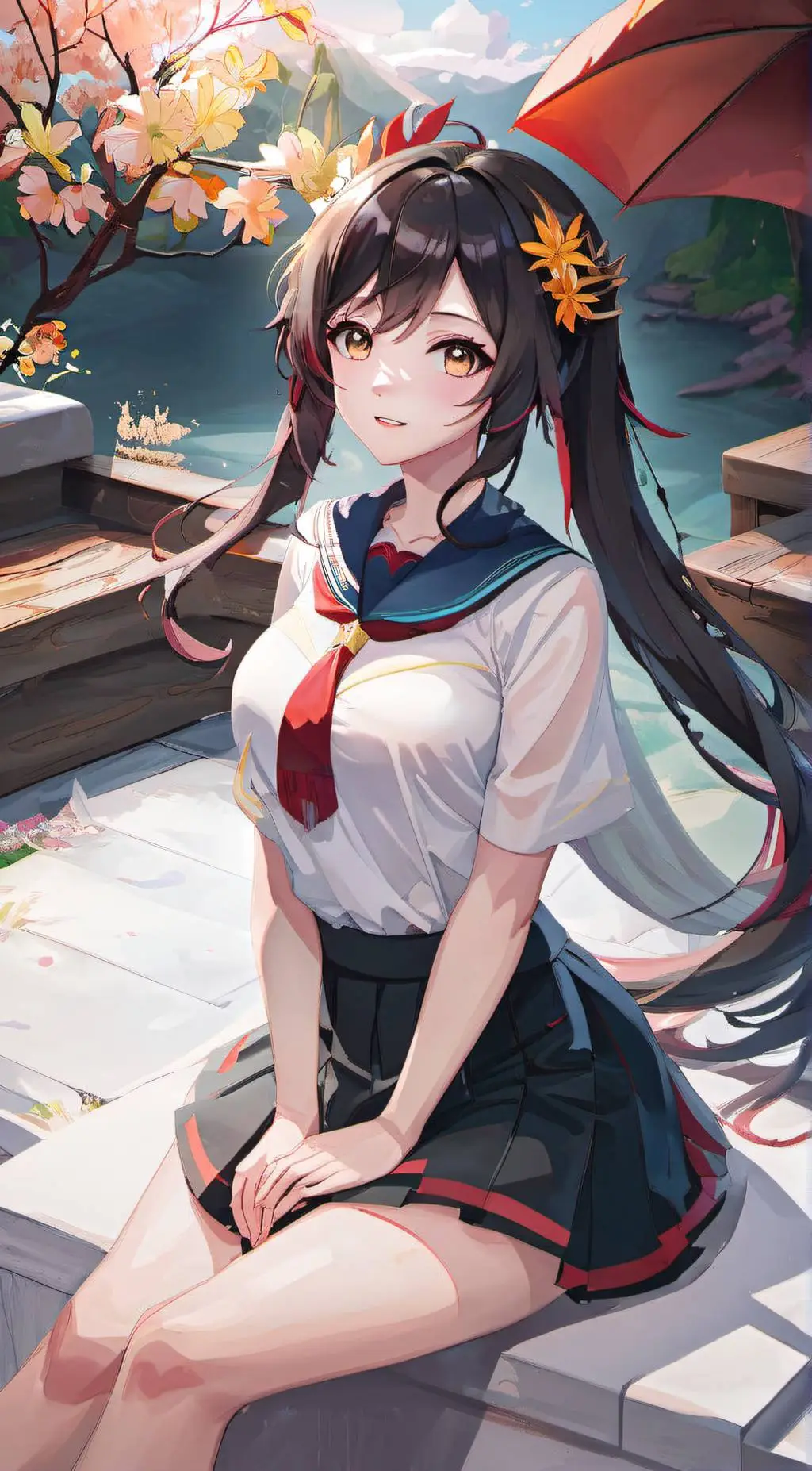 ai character: Addison background