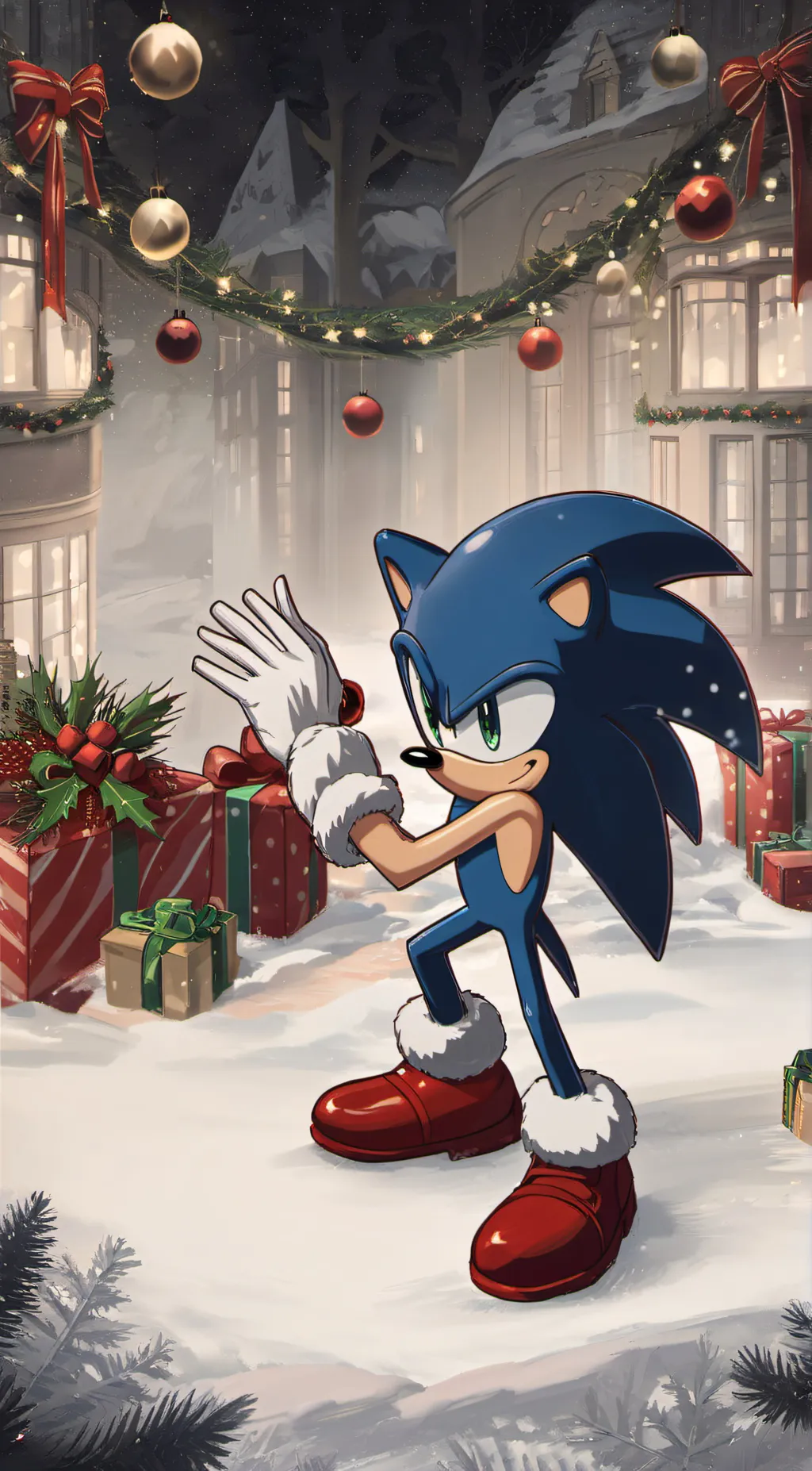 Talkie AI - Chat with Chirstmas Sonic