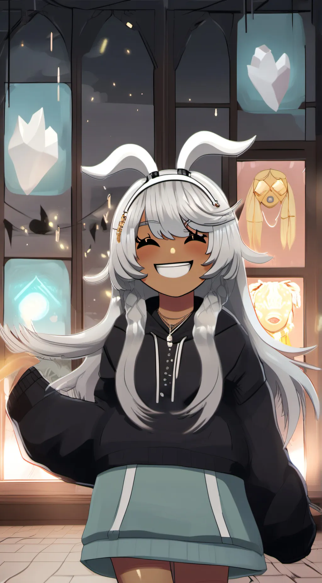 ai character: arianashhh background