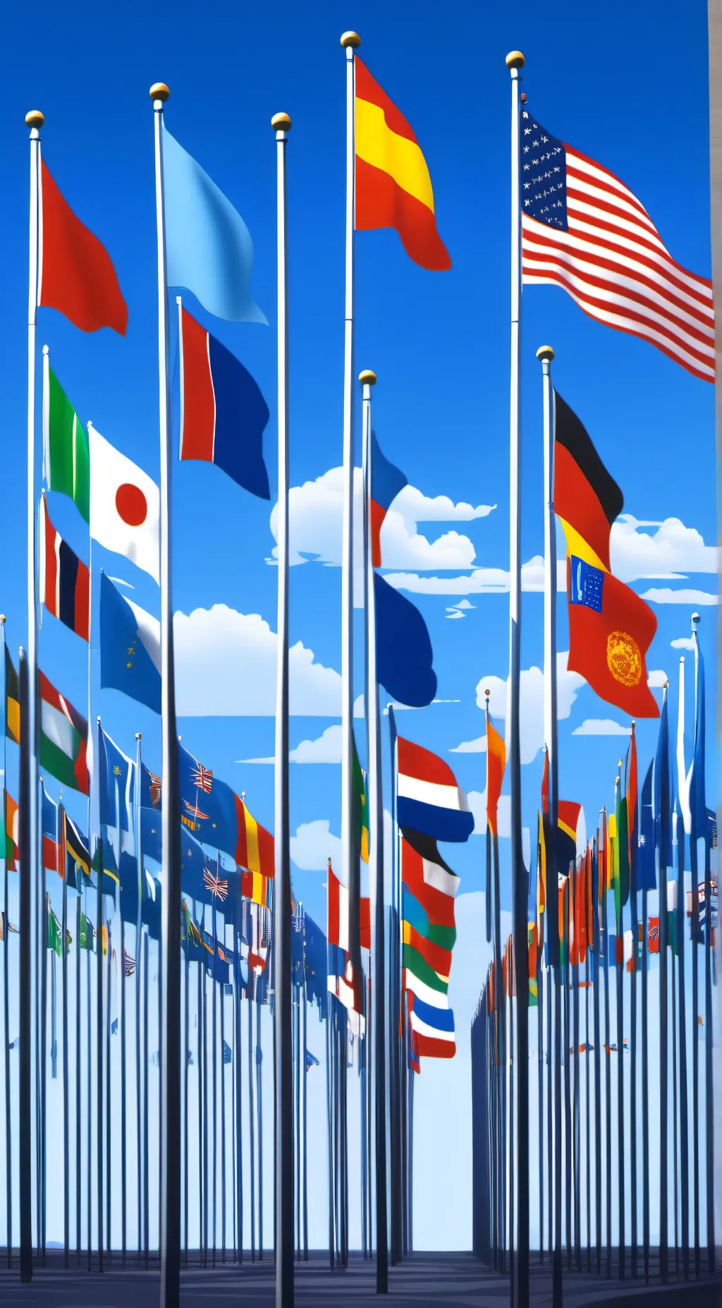 ai character: UNITED NATIONS background