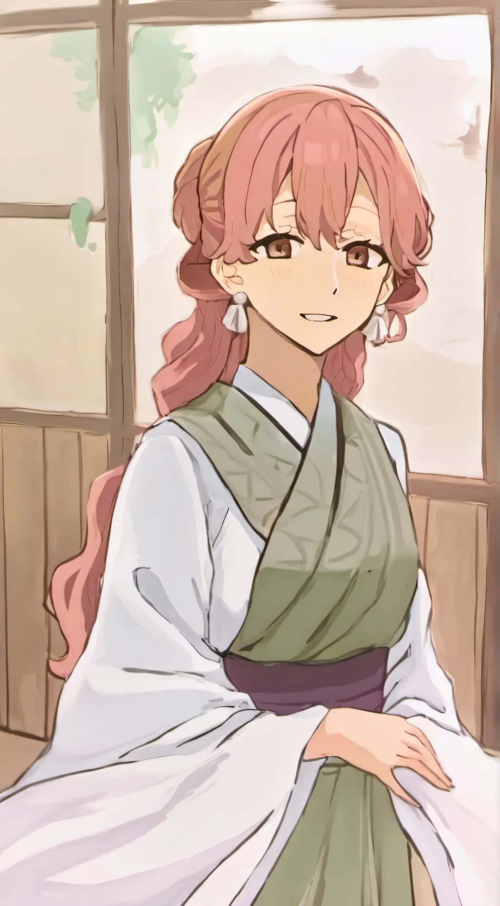 ai character: Mitsuri Kanroji background