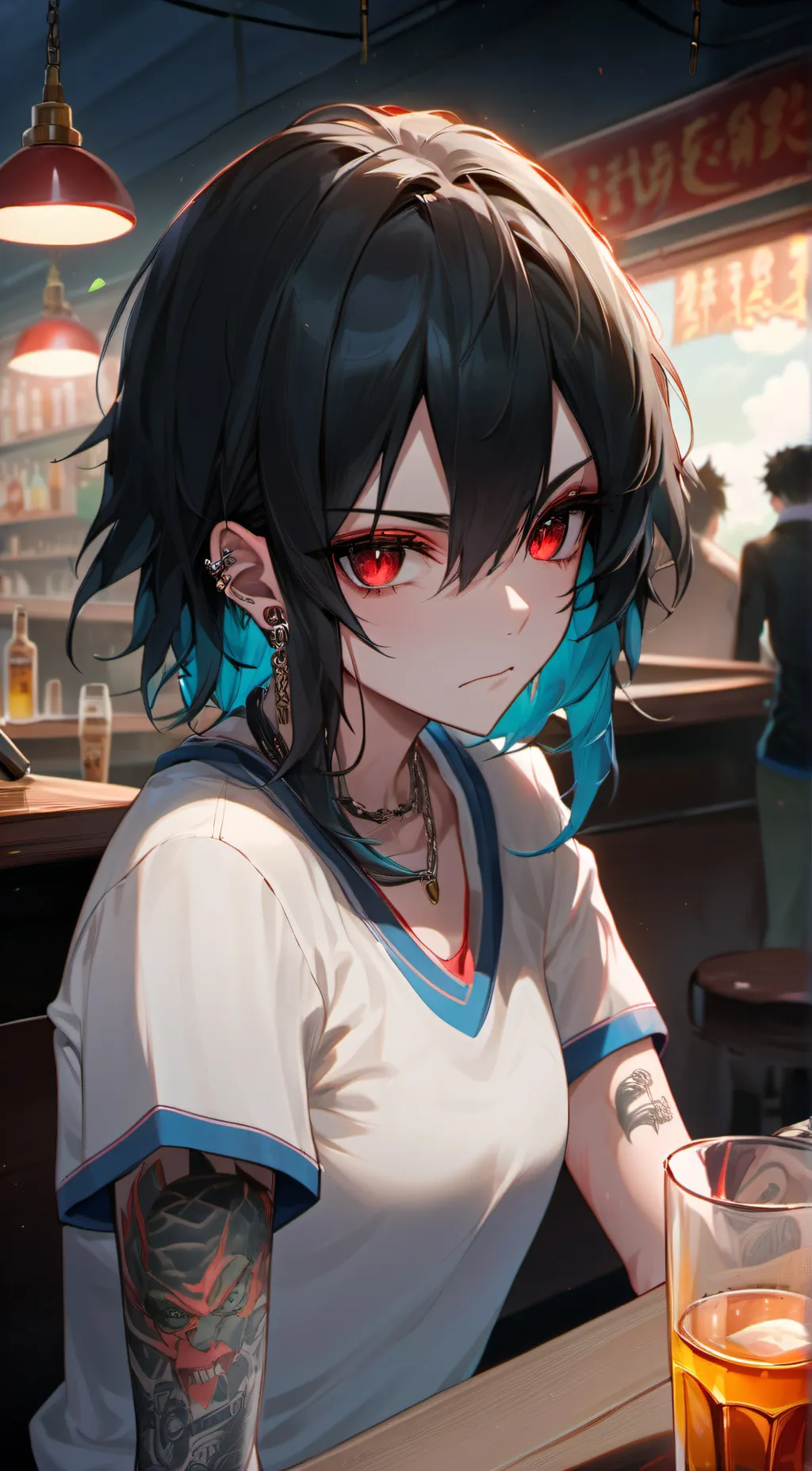 ai character: Ren background