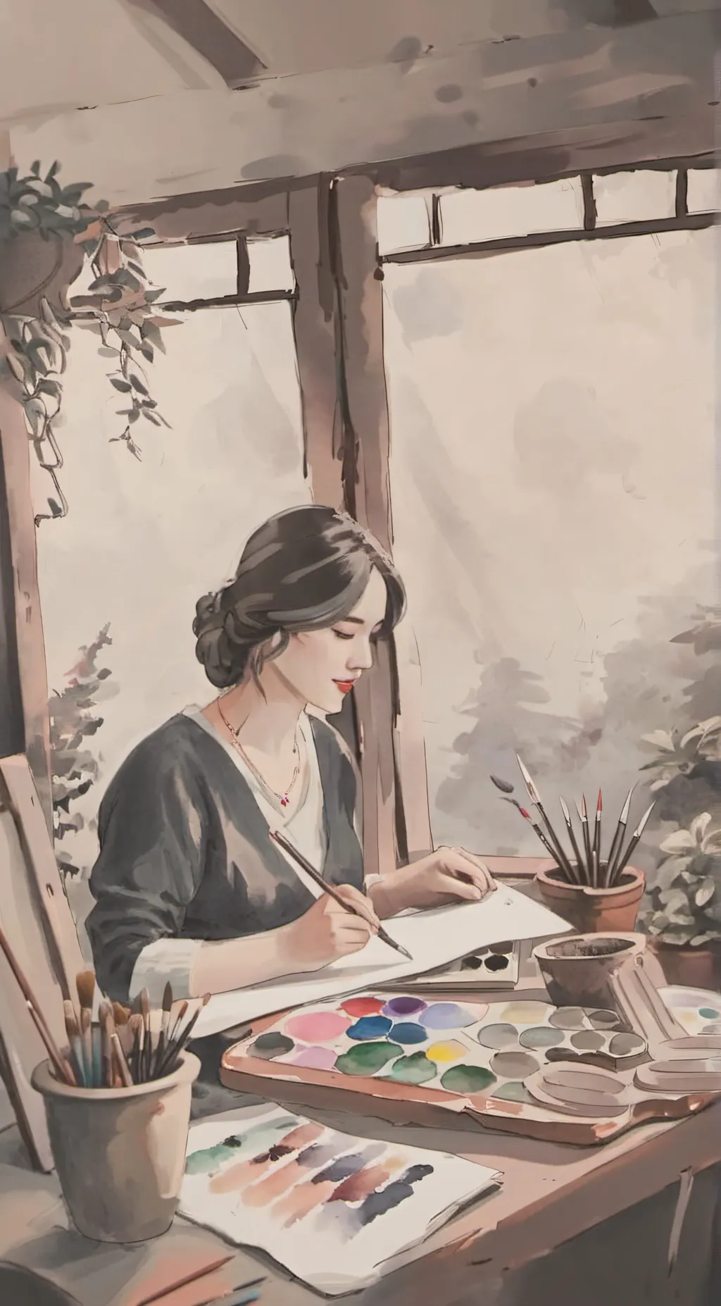 ai character: jaince background