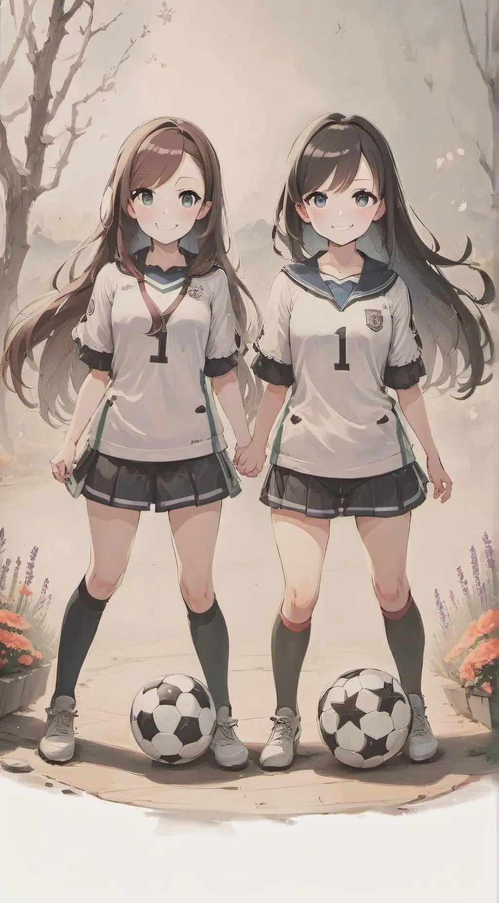 ai character: Lavender and star background