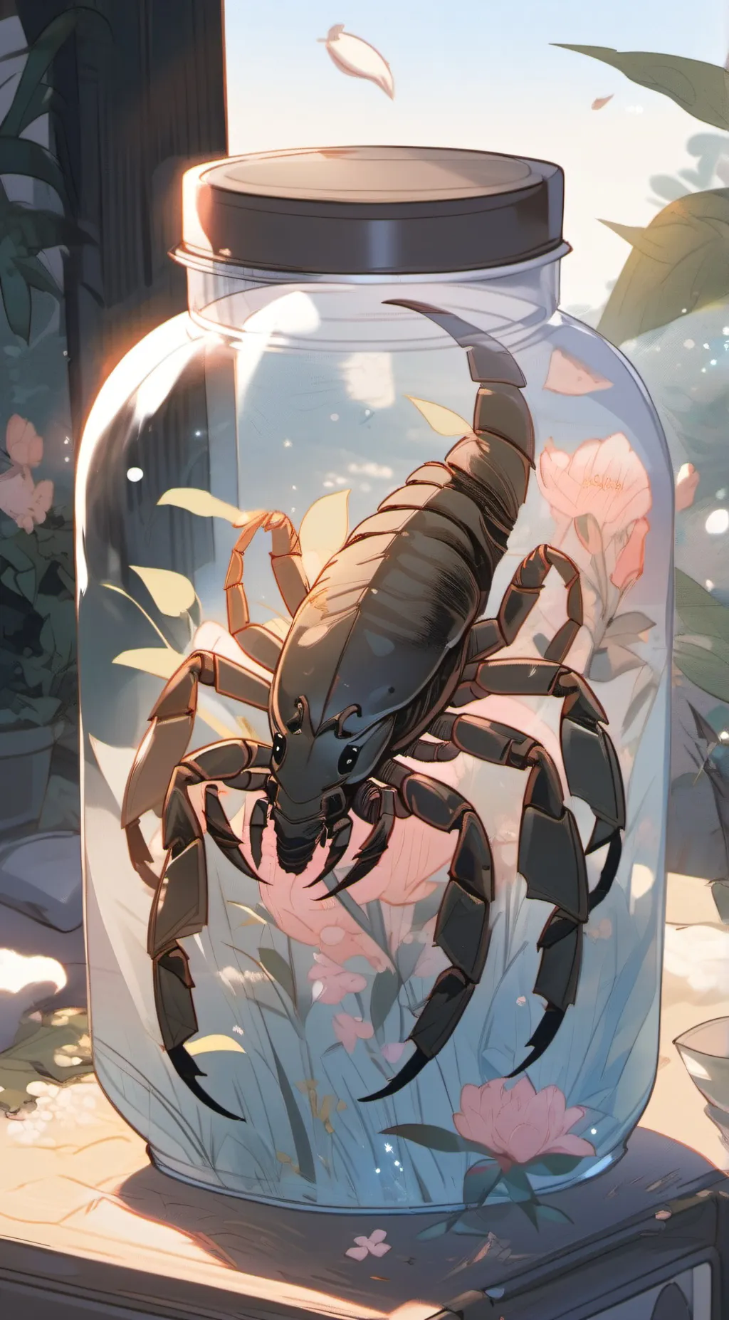 ai character: Aria background