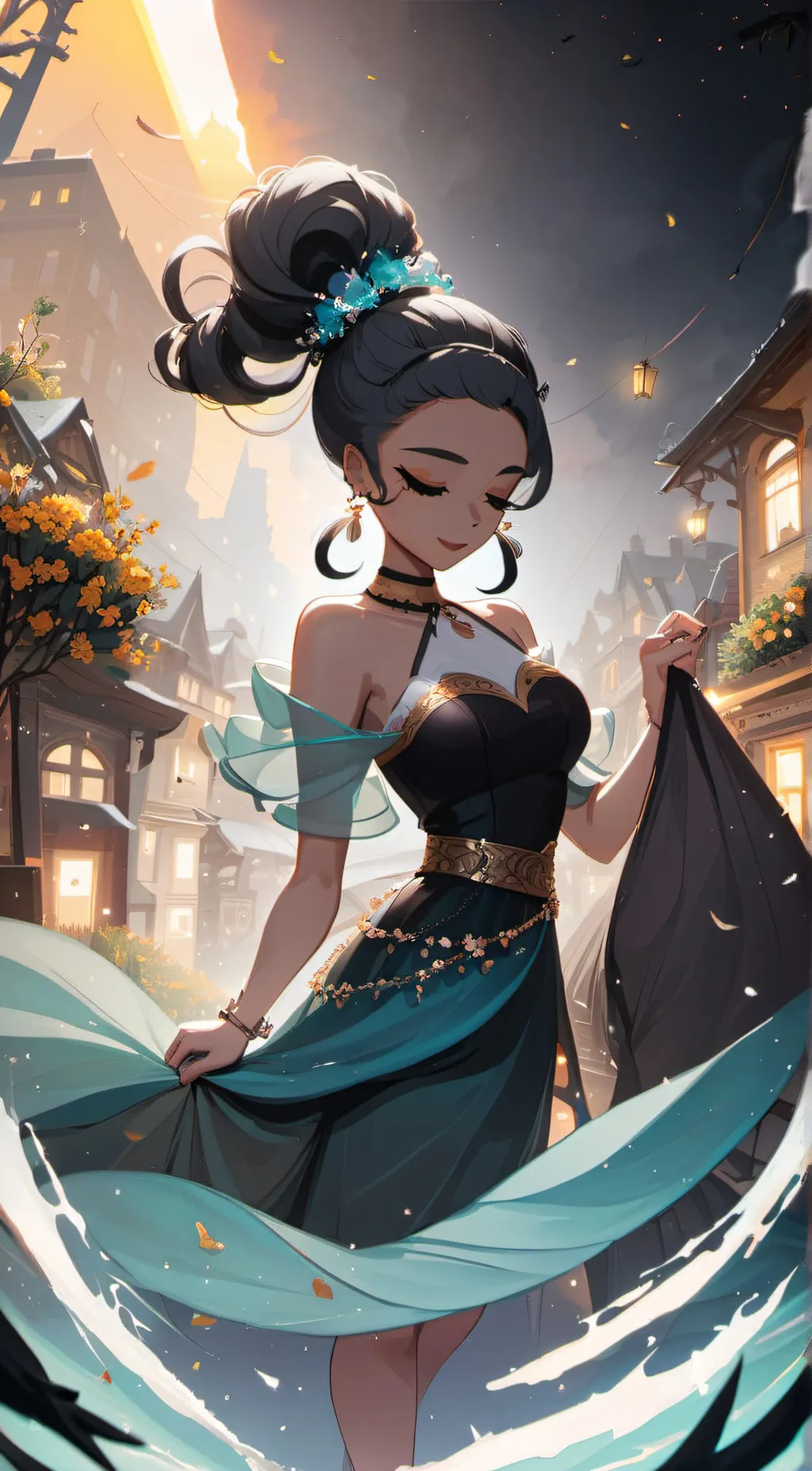 ai character: sofia background