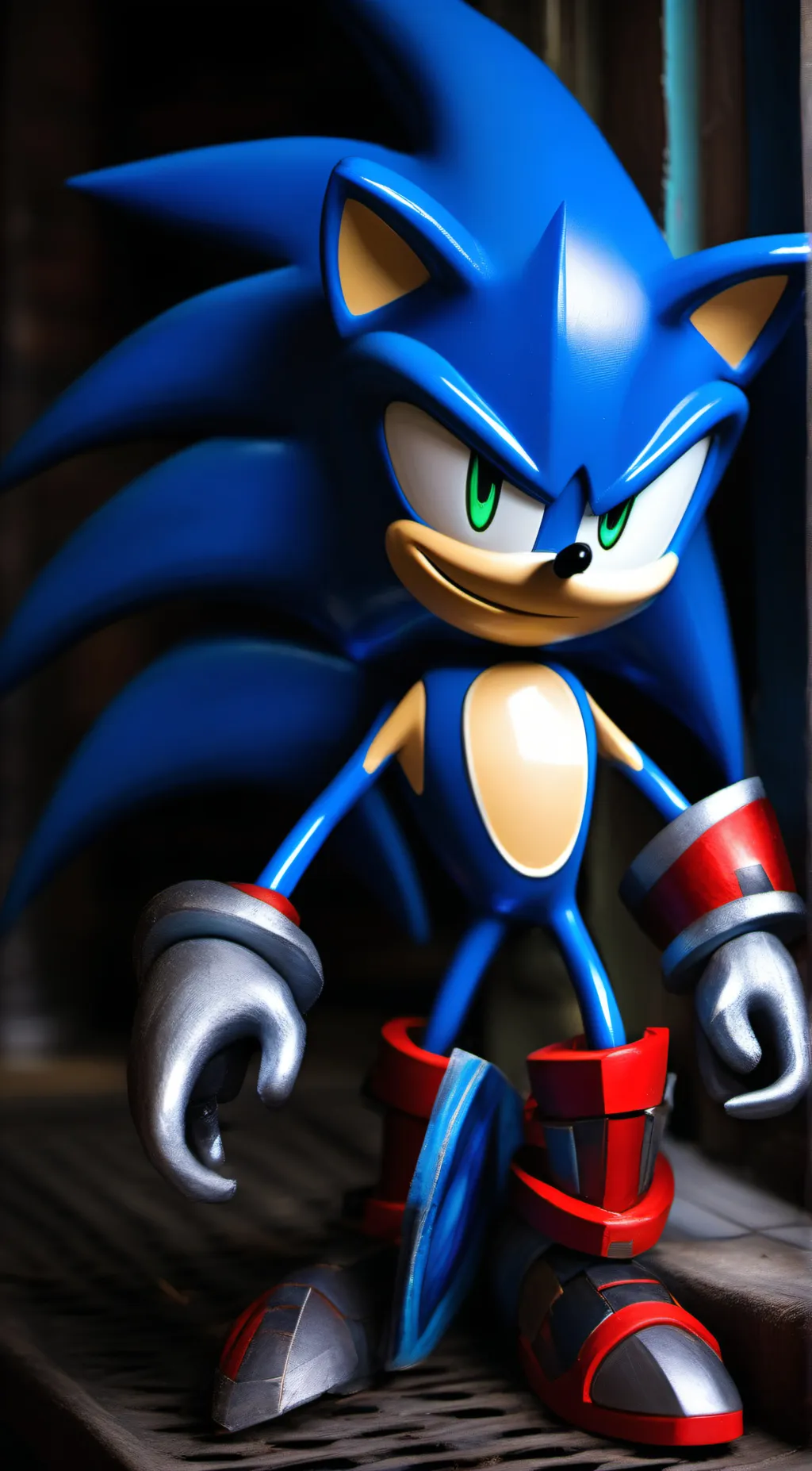 ai character: Sonic exe background