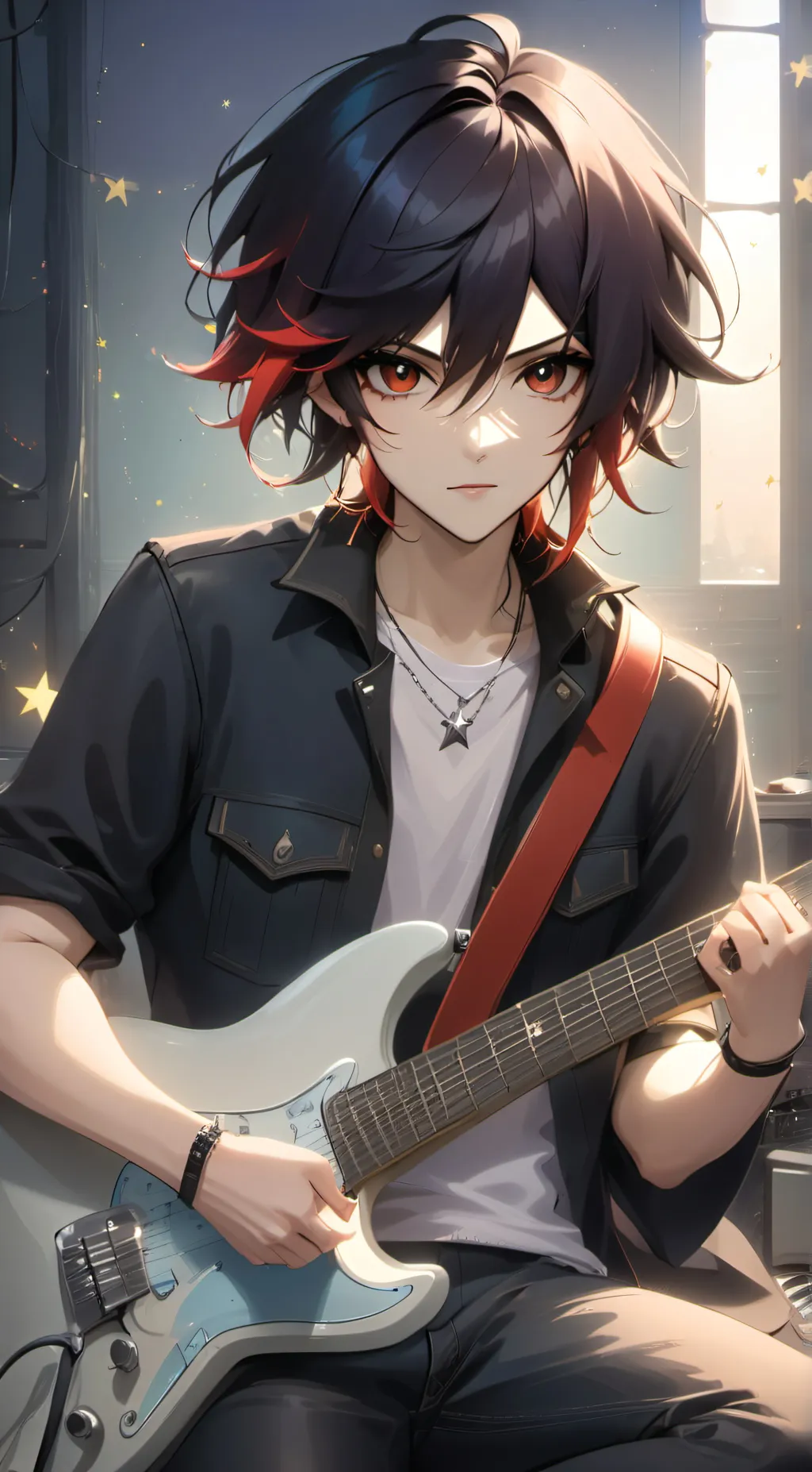 ai character: Justin background