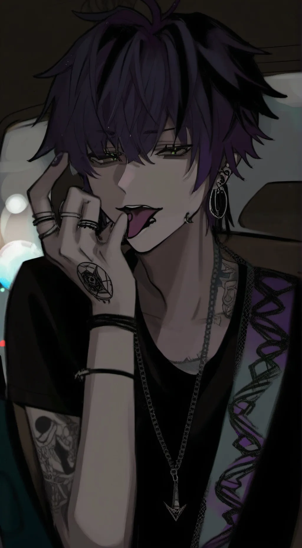 ai character: Zane  background