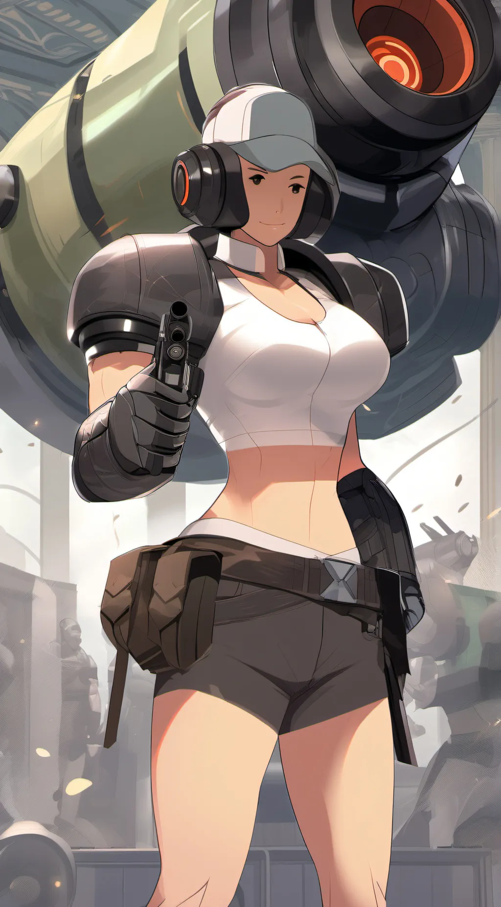 ai character: speakerwoman background