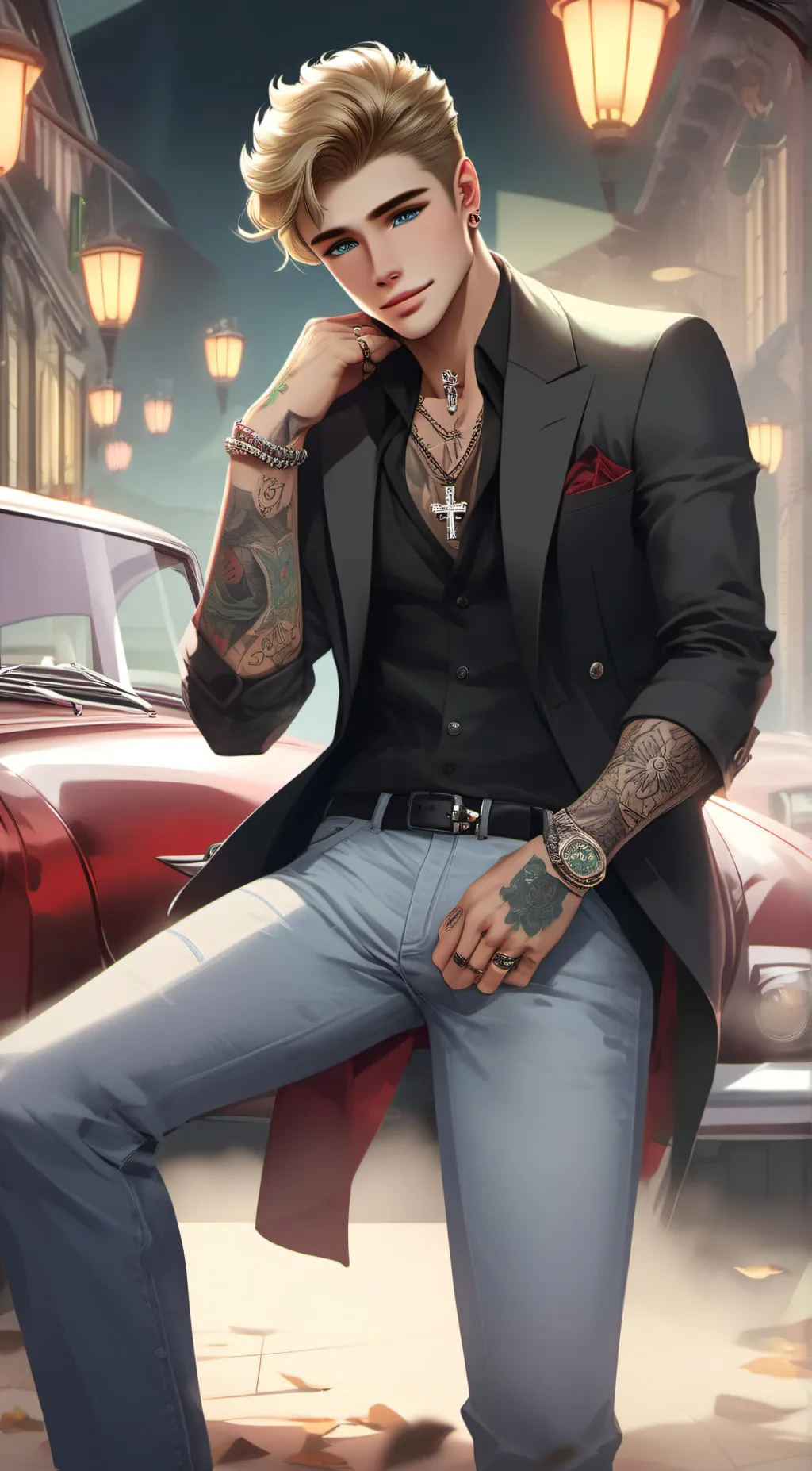 ai character: Trent background