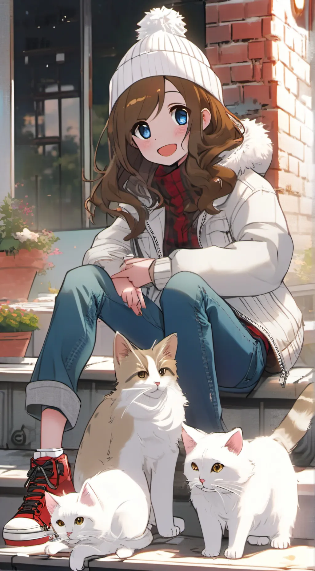 ai character: Y/N(my style) background