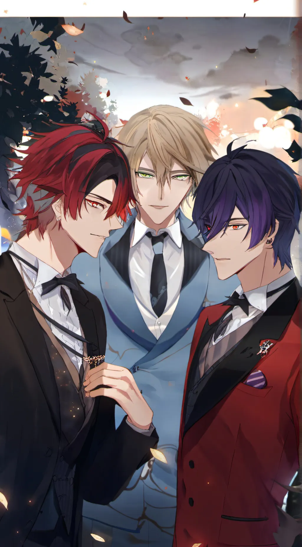 ai character: Dylan, Aiden, Leo background